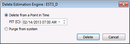 Delete Estimation Engine
